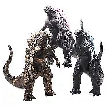 JAYKENIXO 3 PCS Big Godzilla Figures King of The Monsters - Godzilla Figures Kings of The Monsters - 10