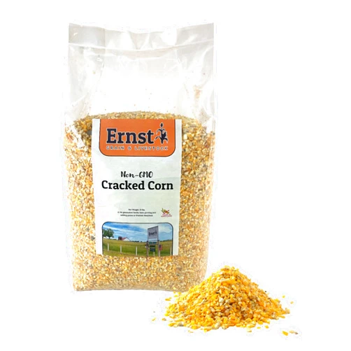 Ernst Grain & Livestock Cracked Corn, Non-GMO – Perfect Feed for Ducks, Squirrels, Chickens, Ducks, Deer, Rabbits, Geese, and More! (10 lb)