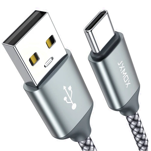 JXMOX USB Type C Cable,USB A to USB C 3A Fast Charging (3.3ft 2-Pack) Braided Charge Cord Compatible with iPhone 15 16 Pro Max,Samsung Galaxy S10 S9 S8 Plus,Note 9 8,A11 A20 A51,LG G6 G7 V30 V35,Moto Z2 Z3
