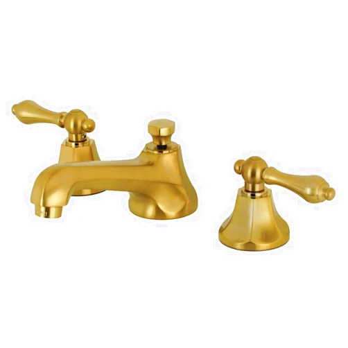 Kingston Brass KS4467AL 8 in. Widespread Bathroom Faucet, Brushed Brass