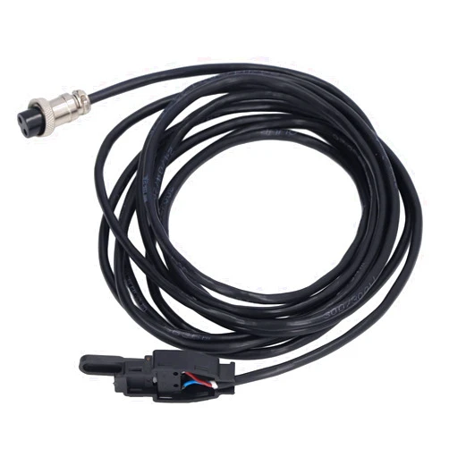 Estink Welding Torch Micro Trigger, Torch Switch Trigger with Wire Line GX16-2 Aviation Plug Fitting 14.11ft Length for TIG Welding Torches and Plasma Cutting Torches