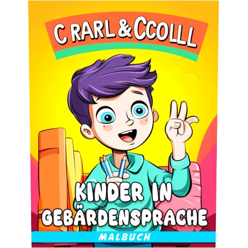 German Edition by Meredith Becker (Author) Malbuch für Kinder in Gebärdensprache: Fabelhafte Ausmalbilder mit wunderschönen Illustrationen für Erwachsene und Jugendliche zur Entspannung und Stressbewältigung (German Edition)