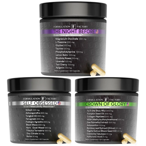 Formulation Factory The Night Before x Self Obsessed x Crown of Glory (Bundle)