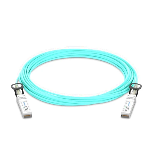QINIYEK 10G SFP+ Actives Optisches Cable (AOC) 10-Meter(33ft), Compatibel for Cisco SFP-10G-AOC10M, Ubiquiti, Netgear, TP-Link, D-Link, Zyxel, QNAP NAS, Mikrotik, Open Switch