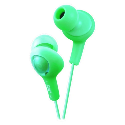 JVC HAFX5G Gumy Plus Inner Ear Headphones (Green)