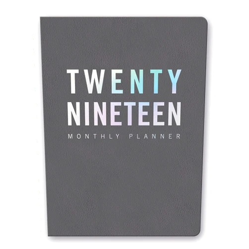 By Orange Circle Studio (Author) Orange Circle Studio 2019 Leatheresque Monthly Planner, August 2018 - December 2019, Charcoal