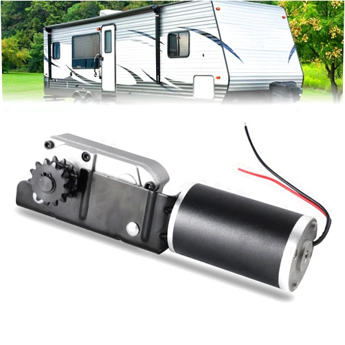 Wankic RV Slide Out Gearbox Motor Replace 225008 Accu-Slide Cable Slide Out System Motor Gear Housing 13 Tooth Sprocket Compatible with RV Trailer Camper Replace R25075 R25076-1