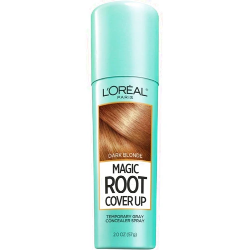 L'Oreal Paris Magic Root Cover Up Gray Concealer Spray Dark Blonde 2 oz.(Packaging May Vary)