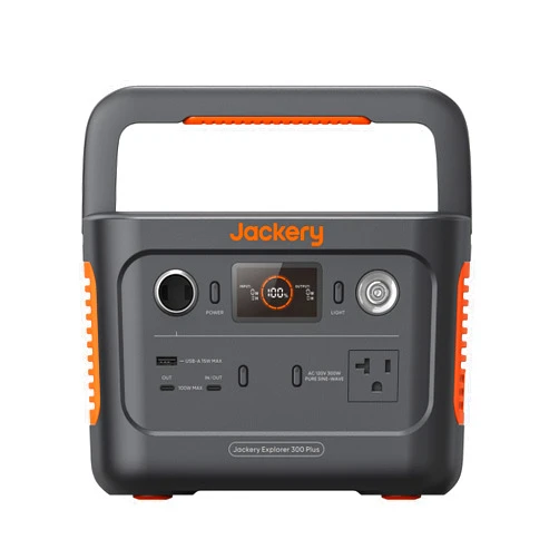 Jackery Explorer 300 Plus Portable Power Station, 288Wh Backup LiFePO4 Battery, Solar Generator (Solar Panel Not Included) for RV, Outdoors, Camping, Traveling, and Emergencies (E300Plus) (Renewed)