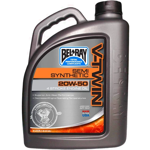 Bel-Ray 96910-BT4 Motor Oils, 20W-50 4 Liter