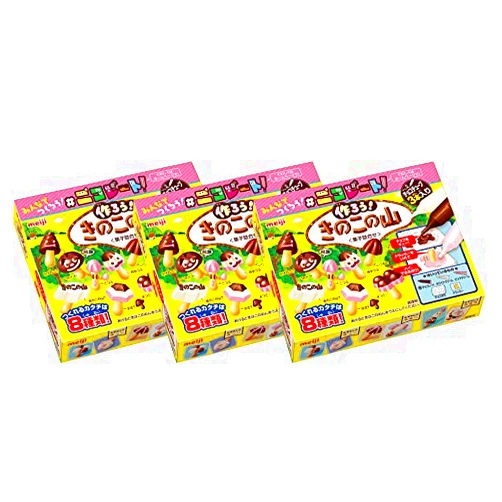 Meiji Tsukuro Kinoko No Yama DIY kit Net Wt.1.27oz/36g (3 Pack)