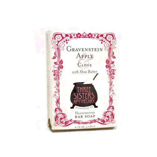 Three Sisters Apothecary Fine Handmade Soaps & Sundries Three Sisters Apothecary 4.75 oz. Handcrafted Bar Soap (Gravenstein Apple and Clove)