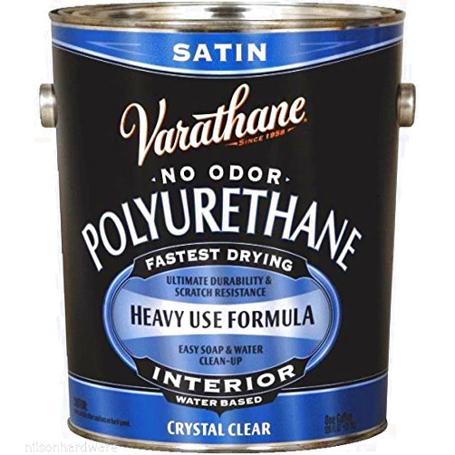 Varathane 1 Gal Varathane Water-Based Clear Satin Interior Wood Polyurethane 200231