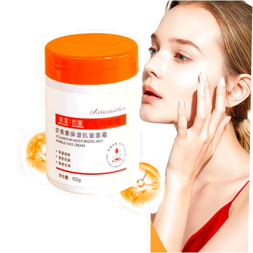 Kzancn Anti-Wrinkle Hydrating Astaxanthin Cream, Astaxanthin Cream Firming and Anti-Wrinkle Moisturizing Cream, Astaxanthin Cream for Face, Astaxanthin Facial Serum, Quick Absorbed (1)