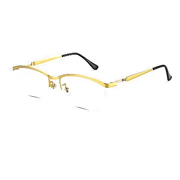 EYEphd Men's progressive multi-focus pure titanium reading glasses anti-blue light magnifying glass 02 2.0 x