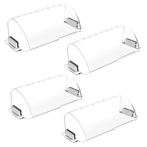 SOUL LINK Adjustable Air Vent Deflectors, 4 Pack Widen Magnetic Heat and Vent Deflector for Home Floor, Sidewall, Ceiling Registers