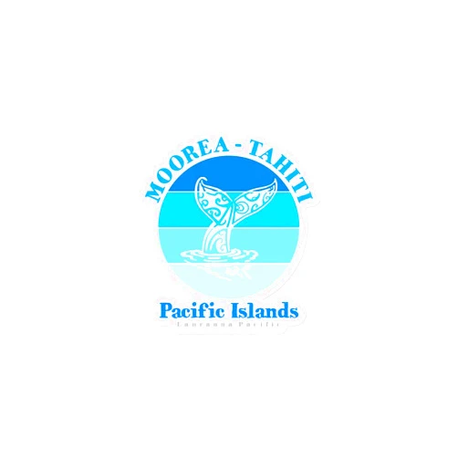 Lauranna Pacific Whale Tail Moorea Tahiti Ocean Sticker