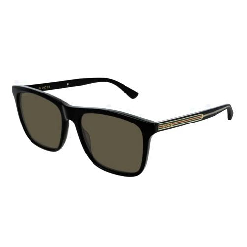 Gucci GG0381S Square Sunglasses For Men For Women + BUNDLE with Designer iWear Eyewear Care Kit