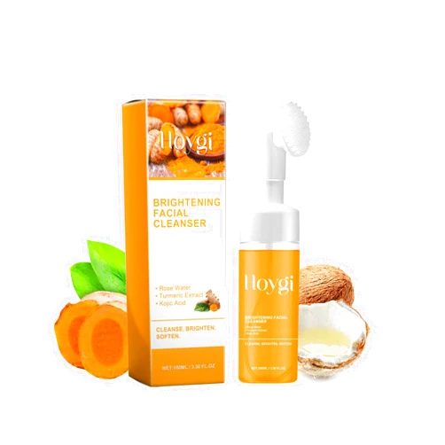 Deuiosna Glo Mi Turmeric Facial Cleanser, Glo Mi Turmeric Facial Wash, turmeric face wash,Turmeric Facial Cleanser, Glo Mi Turmeric Foaming Cleanser for All Skin (1pcs/100ML) ﻿