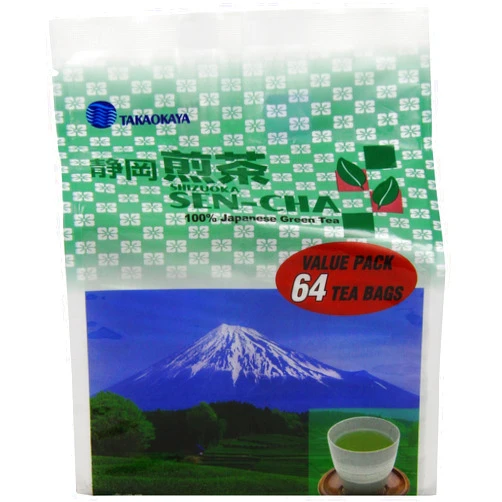 Takaokaya Tea T Green Sencha, TeaBags, 64 Count Unit 1