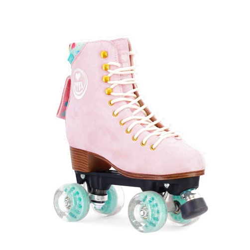 BTFL Artistic Pro Roller Skates Women, Kids & Men -Suede Boot Adjustable Stopper- Indoor, Outside, Rink, & Rhythmic Roller Skating. Black, Blue, Gray, Green, Pink, White