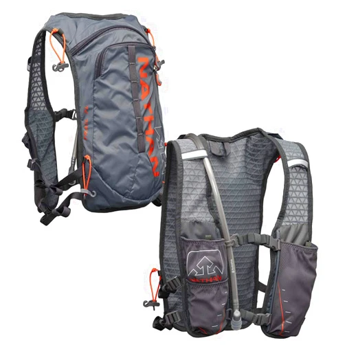 Nathan TrailMix Running Vest/Hydration Pack. 7L (7 Liters) for Men and Women | 2L Bladder Included (2 liters). Zipper, Phone Holder, Water