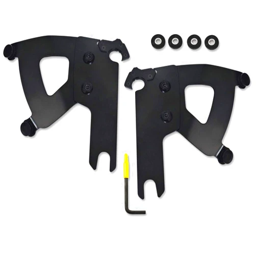 Memphis Shades Trigger Lock Mount Kit for Road Warrior Fairing Compatible for Harley-Davidson Road King 2019 - Black
