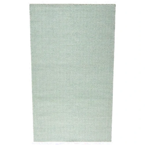 Rizzy Home | TW2927 | Twist Collection | Wool Area Rug | 3' x 5' | Green/Off White Chevron