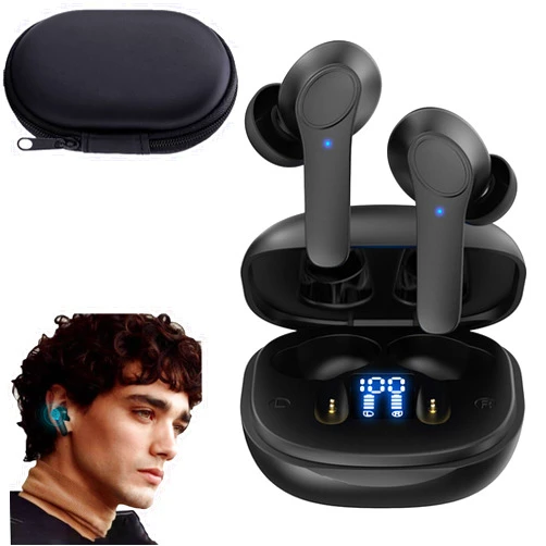 Generic Athartle Translation Earbuds, Elderdiscuss Translation Earbuds, Caorchareb Translation Earbuds, Elder Discus Translation Ear Buds, 144 Languages & Accents Two-Way Translator, Noise Cancelling (Black)