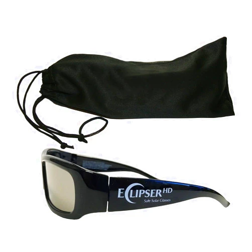 American Paper Optics The Eclipser HD Plastic Solar Eclipser Glasses And Eclipser Case - ISO Approved - Made in the USA