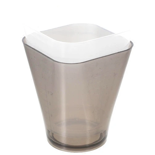 SEWACC 2pcs Translucent Measuring Cups with Gray and White Large Capacity, Plastic Kitchen Measuring Pitchers with Volume Scale for Baking and Cooking
