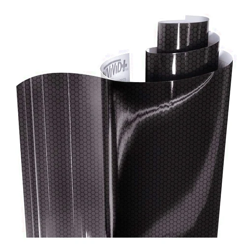 VViViD Hex+ Dark Smoke High Gloss Air-Tint Headlight (17.9