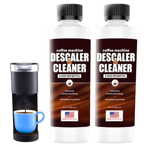 IMPRESA [4 Uses Coffee Machine Descaler & Cleaner - Universal - Espresso Machine Descaler Solution - Coffee Pot Cleaner and Descaler - USA Made