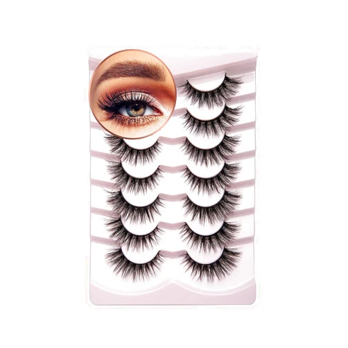 Frihappy natural lashes FRH-X10-7P-1