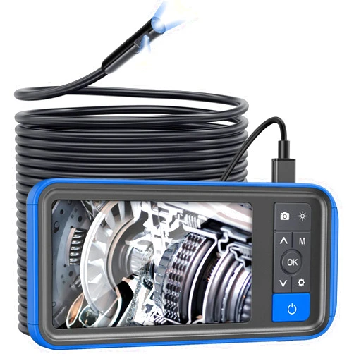 Teslong 50ft Sewer Camera, Teslong 1080P Drain Plumbing Snake Inspection Camera with Light, 50 ft Flexible Borescope Endoscope Duct Fiber Optic Scope Cam