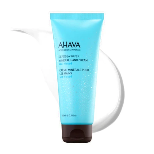 AHAVA Dead Sea Water Mineral Hand Cream - Hand Moisturizer For Dry Cracked Hands, Light & Fast Absorbing, Enriched with Exclusive blend Osmoter, Smoothing Witch Hazel & Soothing Allantoin