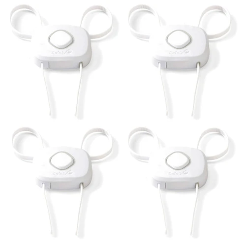 Safety 1st OutSmart™ Flex Lock, White, 4 Pack