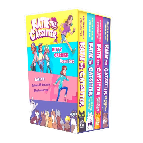 By Colleen AF Venable (Author), Stephanie Yue (Illustrator) Katie the Catsitter: Kitty Carrier Box Set (Books 1-4): Katie the Catsitter; Best Friends for Never; Secrets and Sidekicks; The Purrfect Plan (A Graphic Novel Boxed Set)