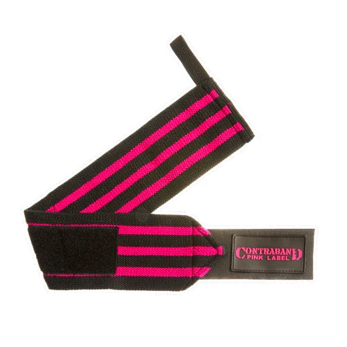 Contraband Pink Label 1007 Wrist Wraps (Pair) for Women | Soft Wrist Wraps for Increasing Strength for Weightlifting, Bodybuilding, and Powerlifting