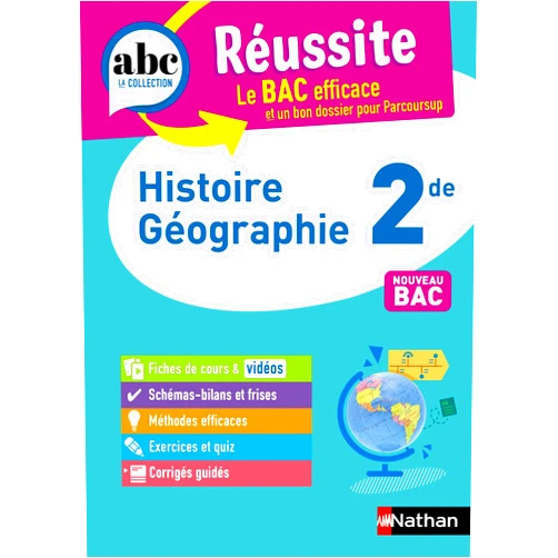 French Edition by Alain Rajot (Author), Fredéric Fouletier (Author), Pascal Jézéquel (Author), Evelyne Soumah (Author), Johan Protais (Author), Cécile Vidil (Author) & 2 more Format: Kindle Edition Histoire-Géographie 2de - ABC Réussite - Programme de seconde 2025-2026 - Cours, Méthode, Exercices - EPUB (French Edition)