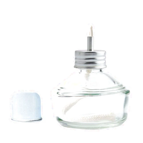 Vocadok Dental Alcohol Lamp Glass Burner Bunsen Burners with Cotton Wick and Metal Cap Dental Lab Equipment Heating 150ml