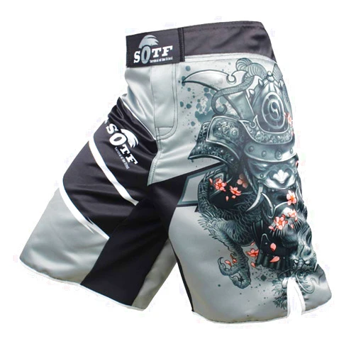 SOTF Boxing Shorts Men Muay Thai Fight Shorts MMA Shorts for Men BJJ