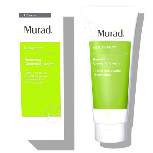 Murad Resurgence Renewing Cleansing Cream - Anti-Aging, Cleansing Cream Face Wash - Hydrating Daily Face Cleanser, 6.75 Fl Oz