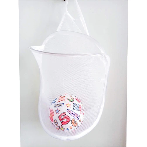 Heng happy Small Mesh Hanging Laundry Hamper Basket, Mesh Hamper, Wall Dirty Clothes basket