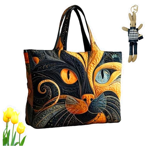 LASULEN Aiorrax Quilted Bags, Quilted Tote Bag for Women, Lightweight, Foldable Large Capacity for Commuting, Shopping & Travel
