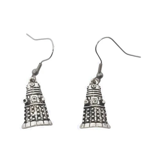 SmallObsession Doctor Who Inspired Dalek Earrings 3D