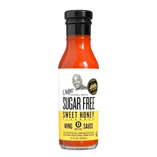 G Hughes G. Hughes Smokehouse Sugar Free Wing Sauce (12 oz) - Sweet Honey
