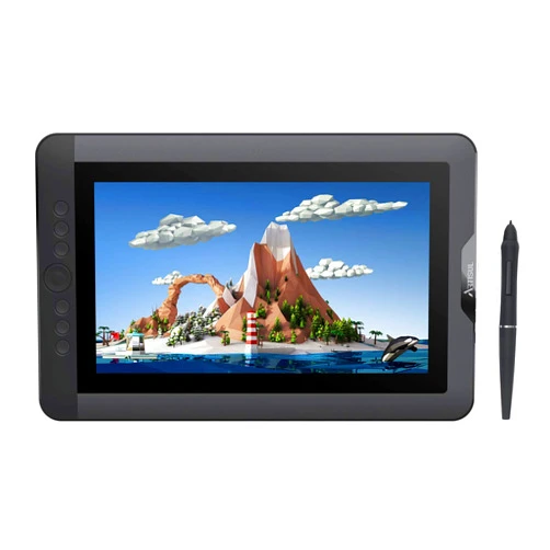Artisul D13S 13.3 Inch Graphics Drawing Tablet with Screen with 8192 Levels Battery-free Stylus 6 Shortcut Keys and A Dial, Lightweight for On The Go