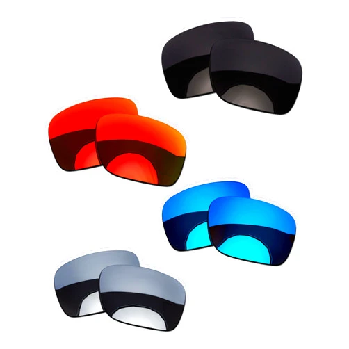 OOWLIT 4 Pairs Replacement Sunglass Lenses Compatible with Ray-Ban Justin RB4165 54mm Polarized
