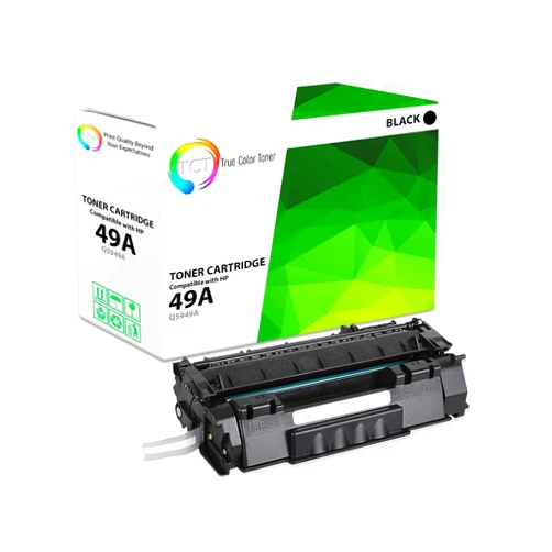 TCT 49A Toner Cartridge - Premium Compatible Replacement for HP 49A Q5949A Black Works with HP Laserjet 1160LE 1320N 1320TN 1320NW 3390 3392 Printers (3,000 Pages)